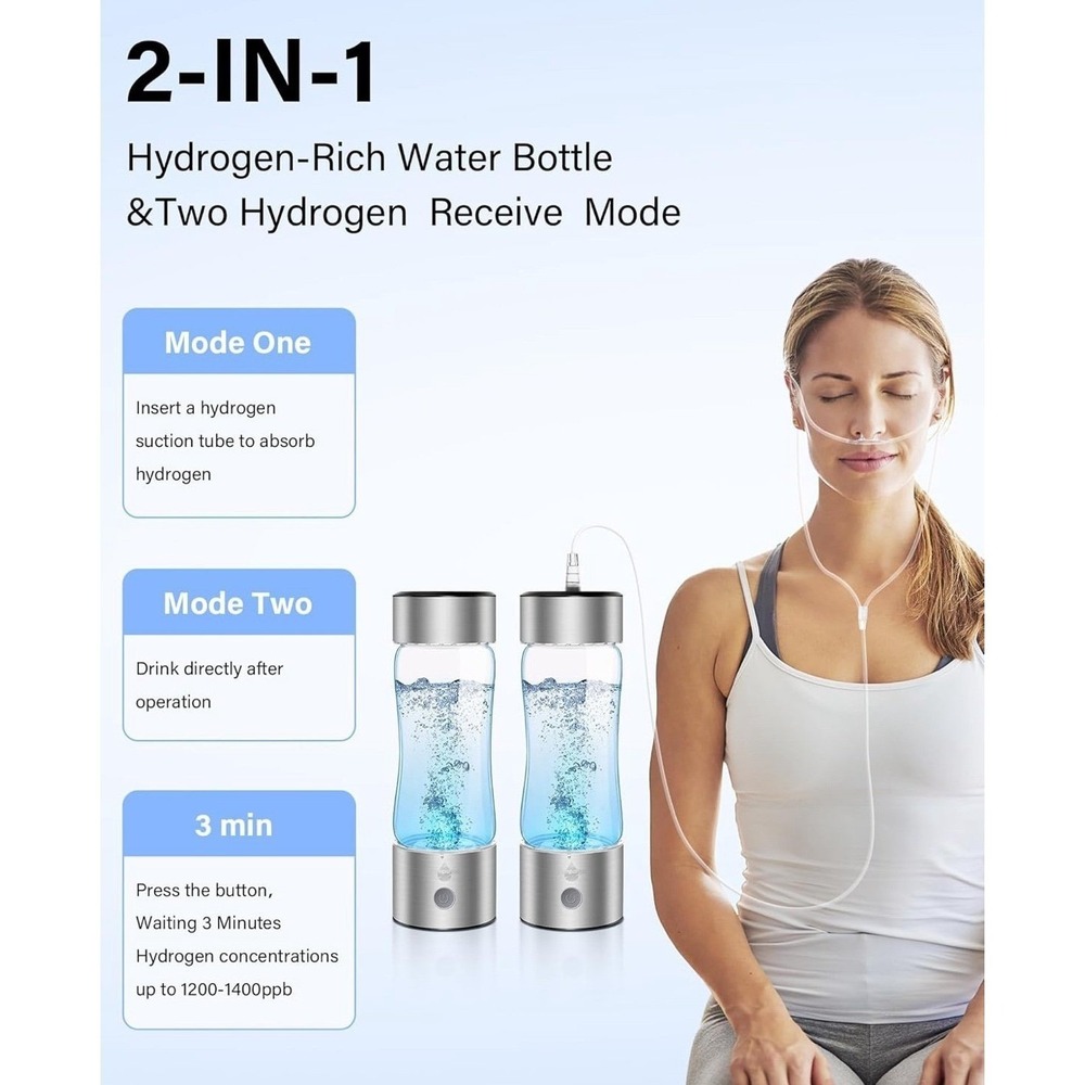 Hydrogen Water Bottle, Hydrogen Water Bottle Generator - Picture 2 of 3